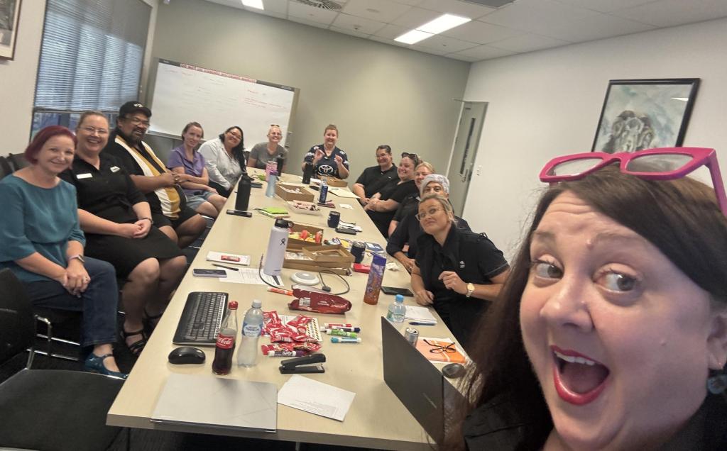 Brisbane-based Resource Hub team delivering scenario-based training on compliance and data quality to waste facility staff.