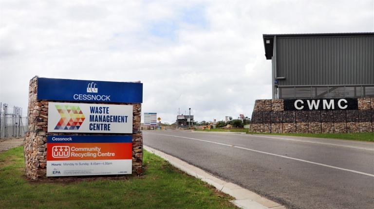 Cessnock Waste Management Centre, NSW, landfill and construction materials facility managed by Cessnock City Council