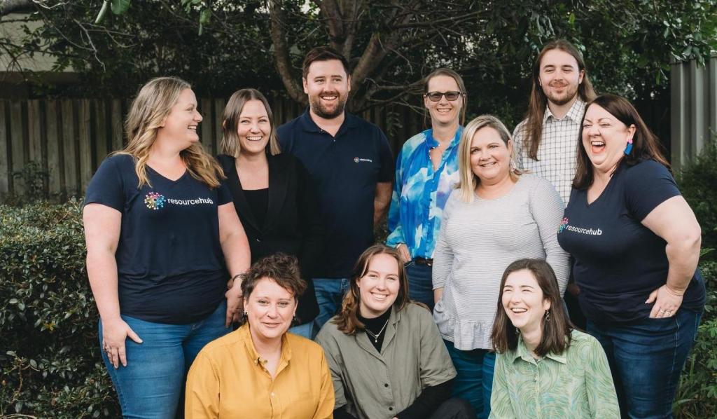 Resource Hub team, experts in waste management and resource recovery, based in Brisbane
